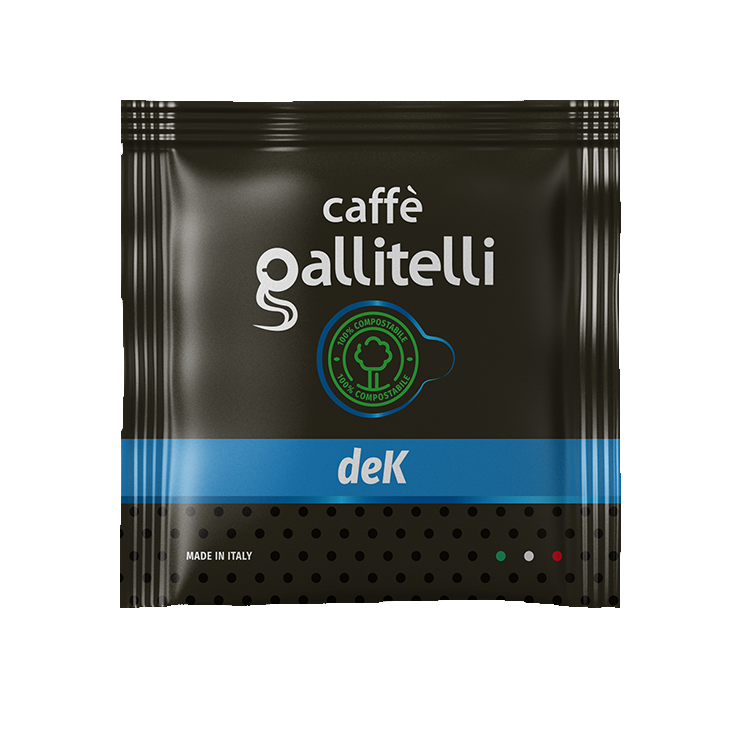 Gallitelli Dek - Roasted coffee E.S.E. 44mm compostable pods